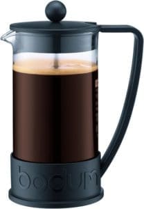 Bodum french press with plastic harness