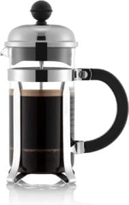 Bodum french press with metal harness